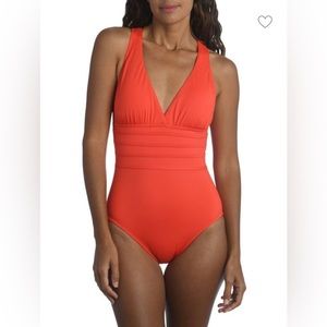 La Blanca Island Goddess Multi-Strap Cross Back One-Piece Swimsuit